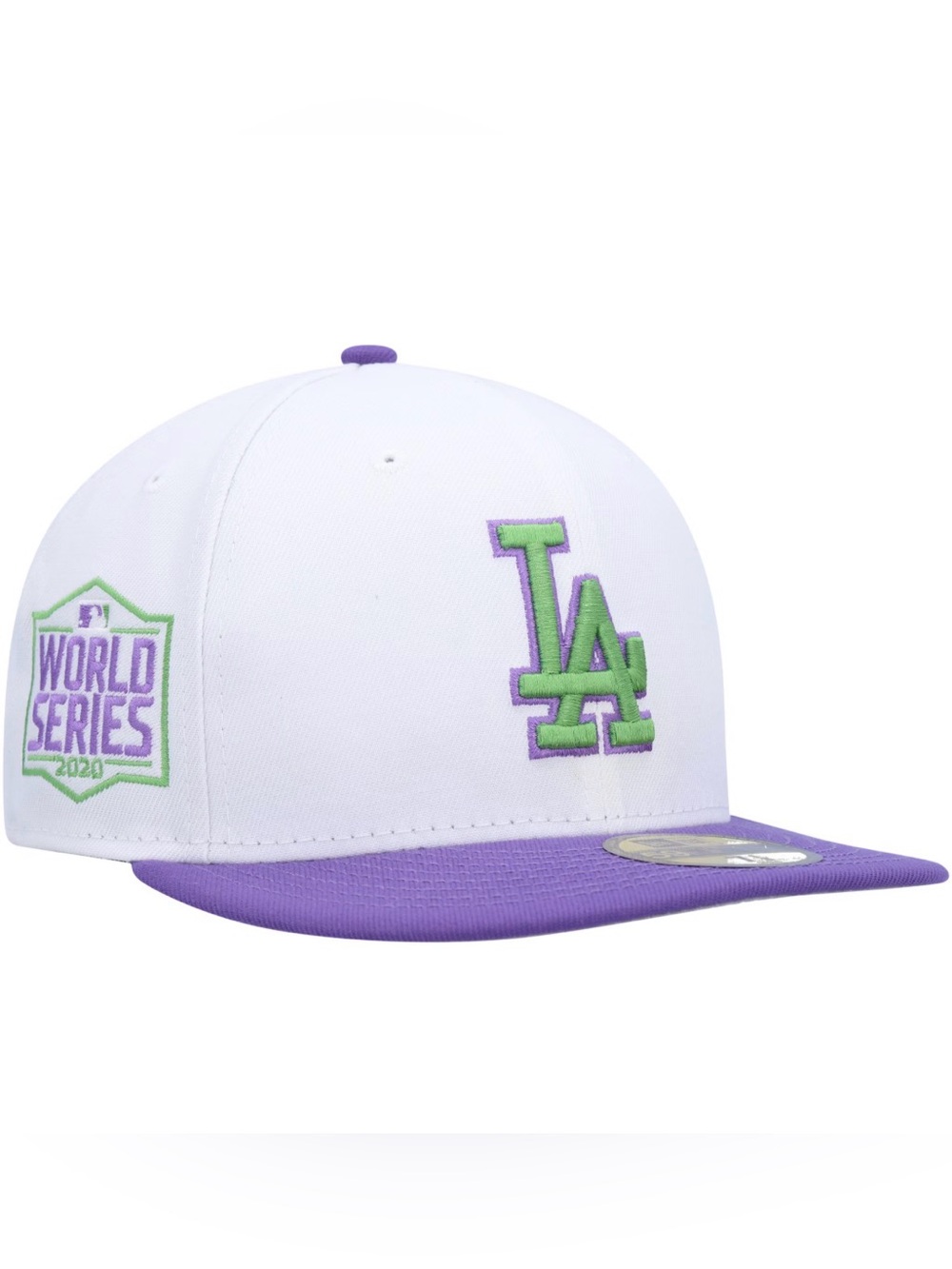 LA Los Angeles Dodgers New Era 2020 World Series Patch 59FIFTY Fitted 7 1/4 Hat